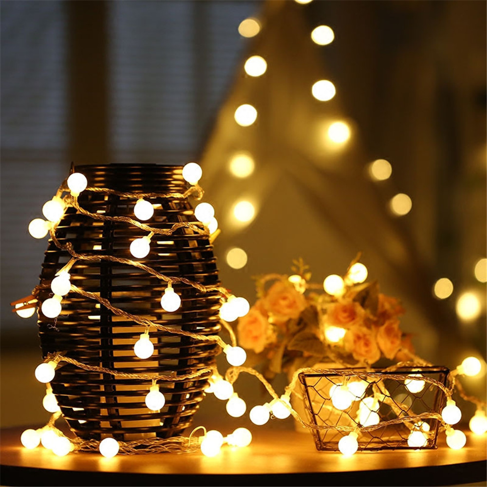 3-10M Solar/USB/Battery String - огляд і ціна Christmas Lights Outdoor