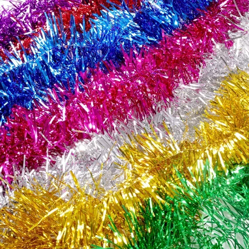 1.5/30M Colorful Christmas Rib - огляд і ціна Tinsel Garland Decoration