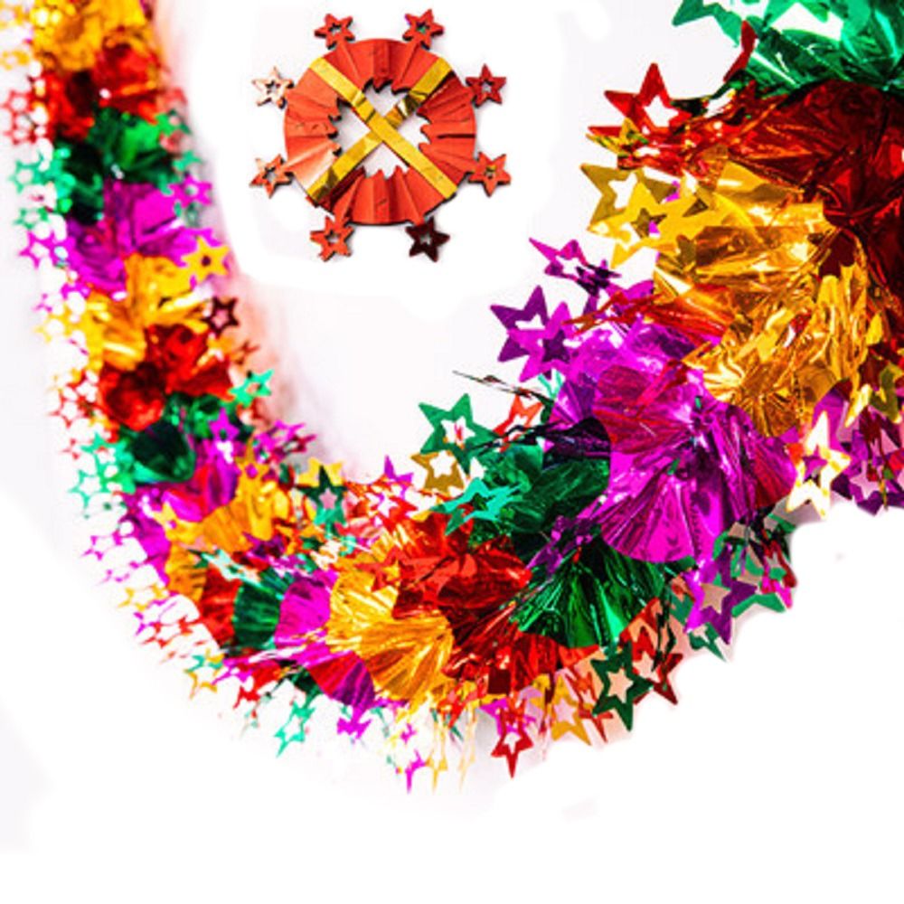 3D Christmas Foil Garlands DIY - огляд і ціна Tinsel Garland Decoration