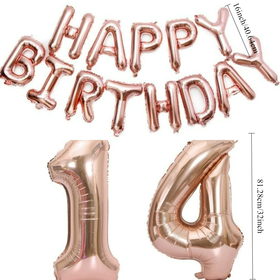 Happy Birthday 32Inch Number F - огляд і ціна Tinsel Garland Decoration