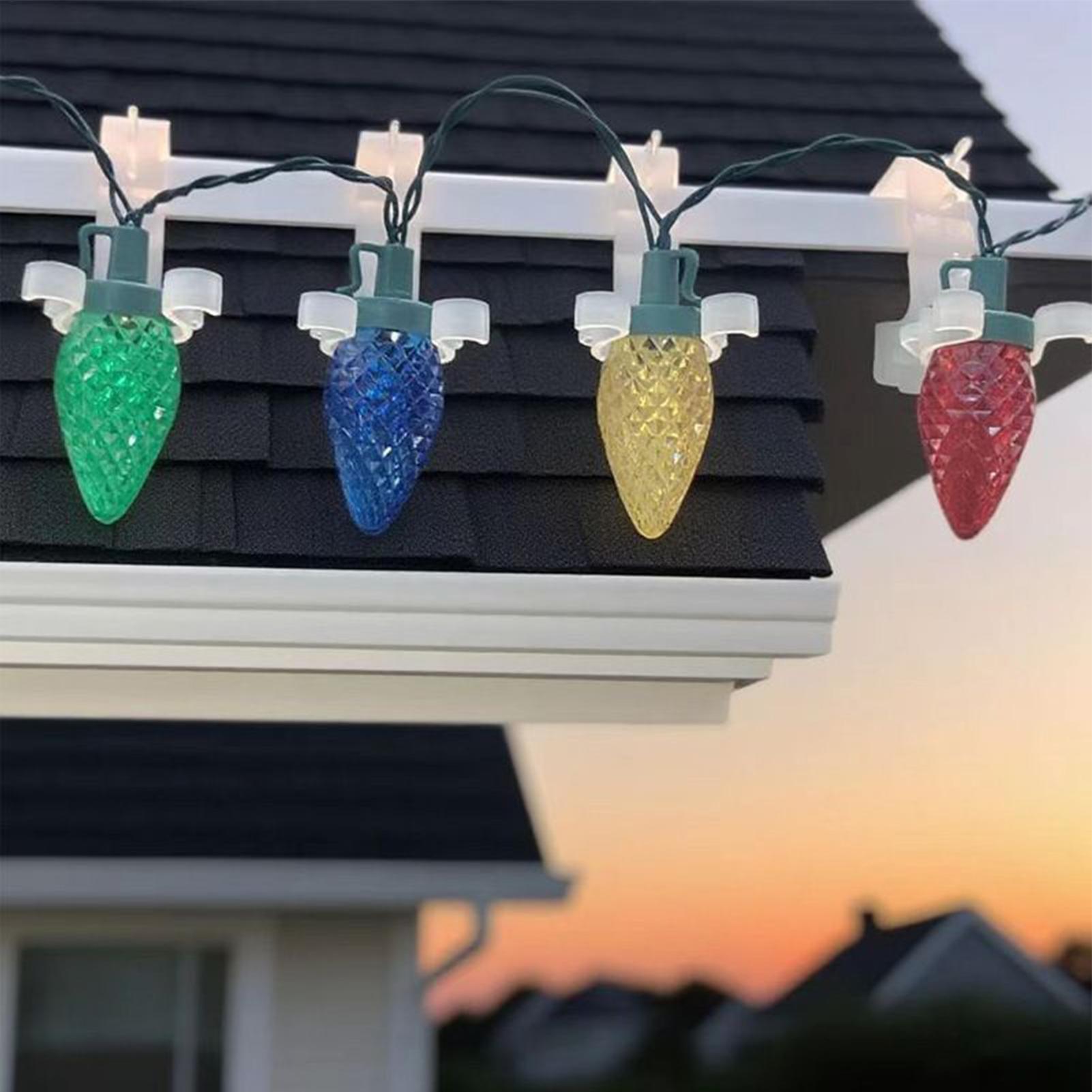 Christmas Light Gutter Clips 1 - огляд і ціна Christmas Lights Outdoor