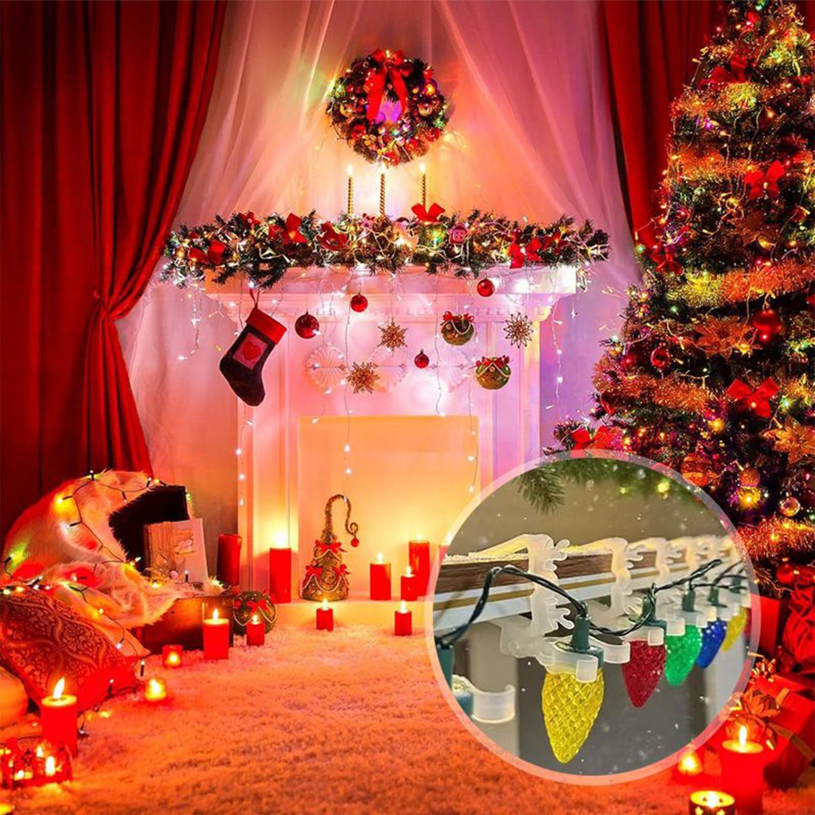 Christmas Light Gutter Clips 1 - огляд і ціна Christmas Lights Outdoor