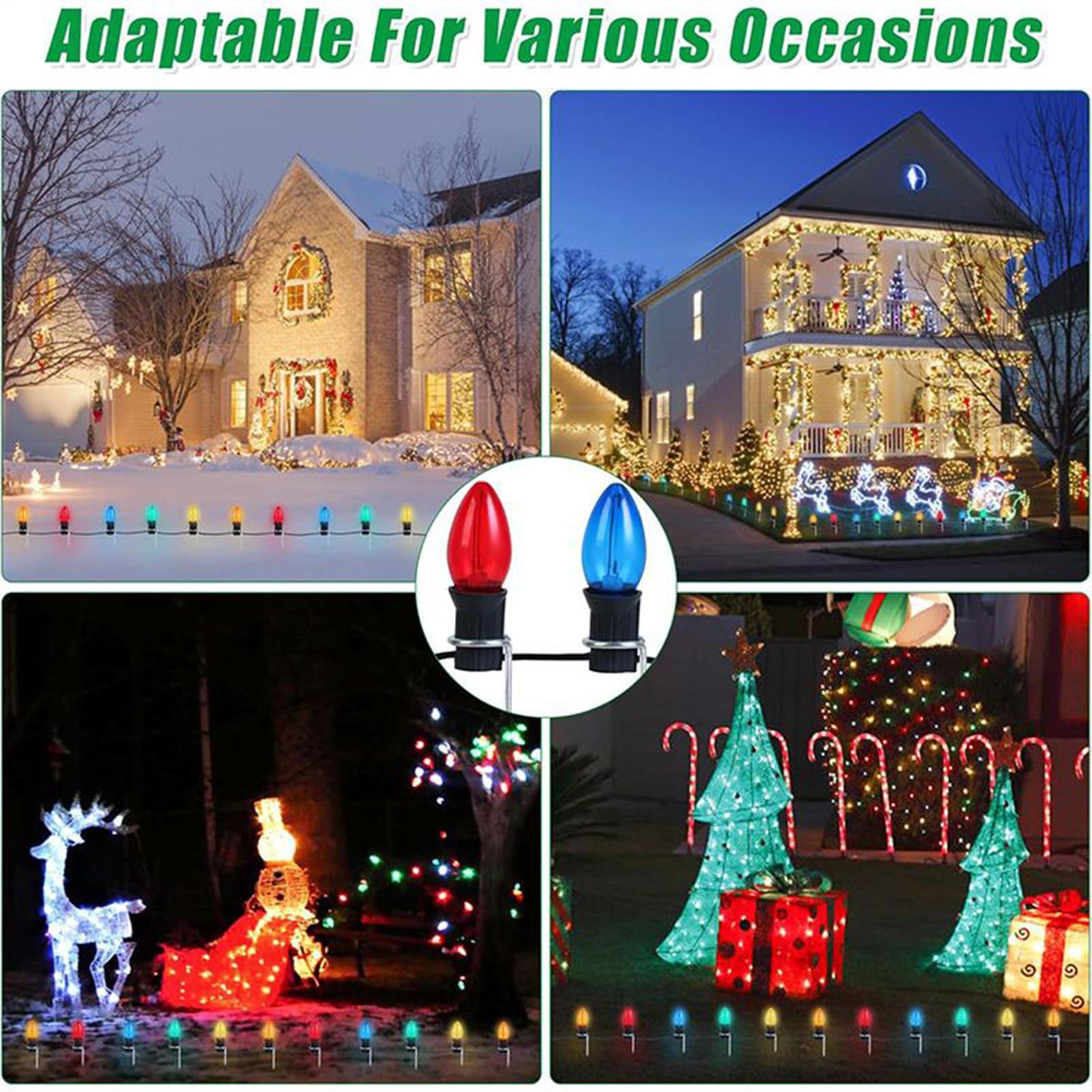 Christmas Light Stakes 12-Inch - огляд і ціна Christmas Lights Outdoor