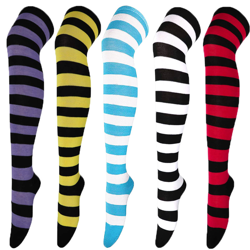 Wide Striped Stockings Women O - огляд і ціна Christmas Stocking Hanging